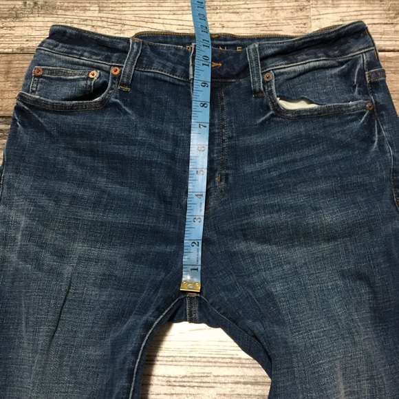 American Eagle Original Taper Jeans Men’s 30x32 Blue Distressed Next Level Flex - Picture 4 of 10